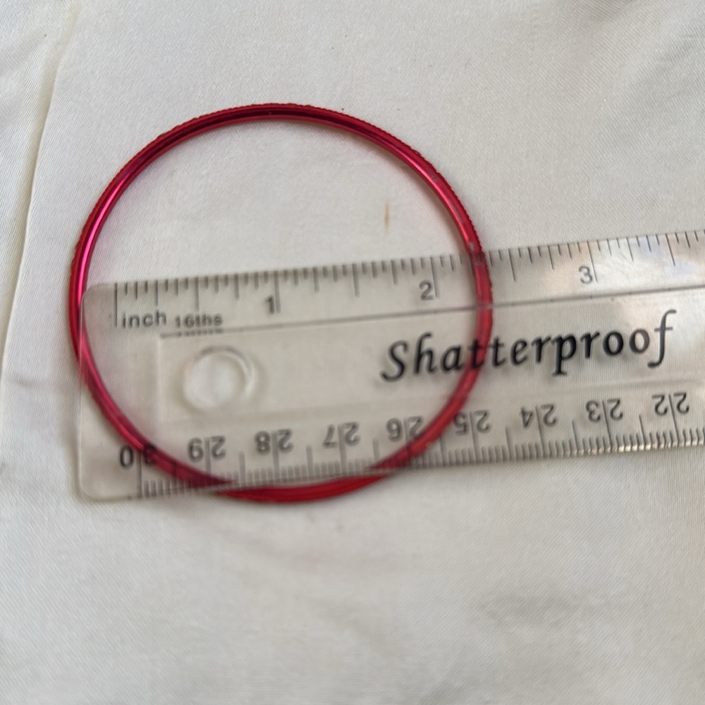 🌸Reddish Orange and Blue with golden design Bangles (Bracelets)🌸 - Picture 7 of 8